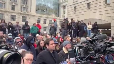 Protesters Rally Against Trump’s Move to Abolish USAID in Washington DC