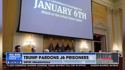 DEMOCRATS ARE UPSET WITH TRUMP’S J6 PARDONS