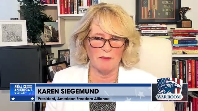 Karen Siegemund: The Founding Fathers felt profoundly that we were a Christian nation. They knew how key that ideology was to the creation of this cou