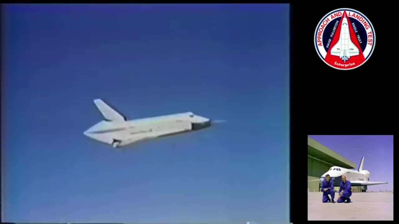 Space Shuttle Enterprise - First Free Flight Test - August 12th 1977