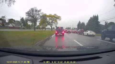 Random Driving in Dearborn And Dearborn Heights, Michigan, October 7, 2025