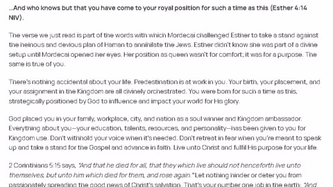 Rhapsody of realities devotional - December 5, 2025