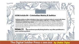 JAG Arrests Trump's Former Press Secretary for Treason & Espionage .......