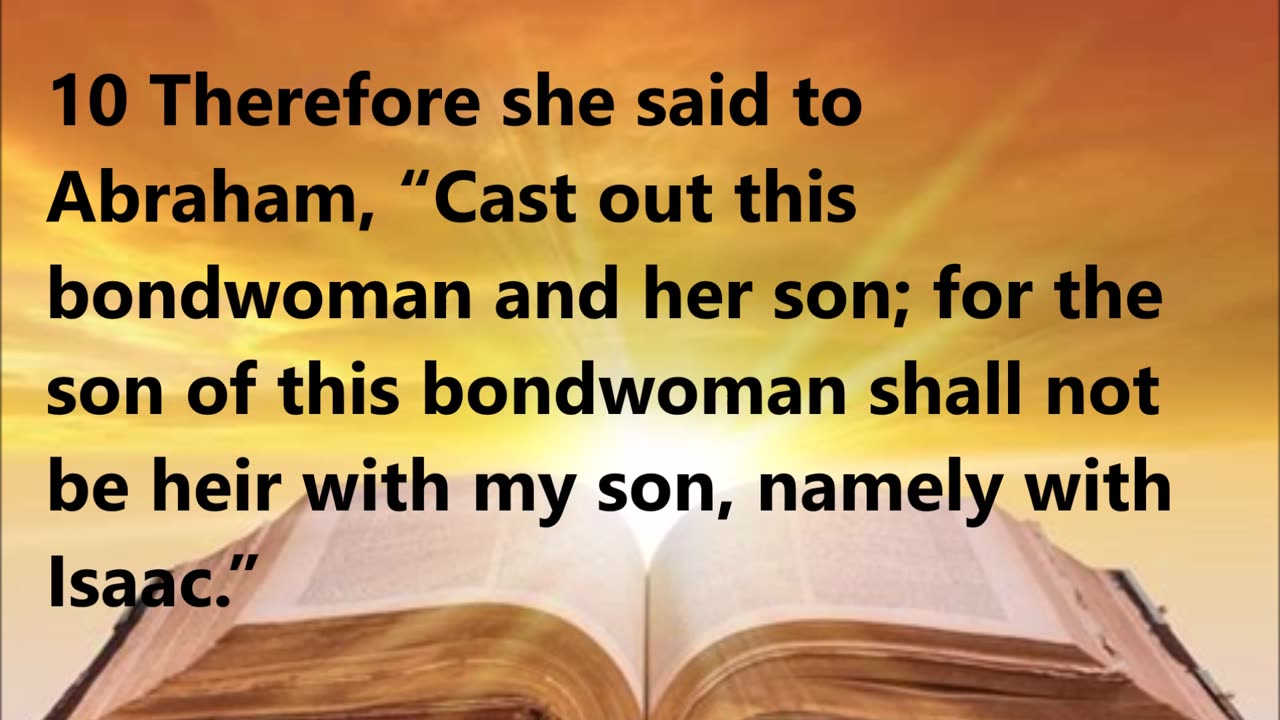 Sarah wants Abraham to cast out both Hagar and Ishmael.