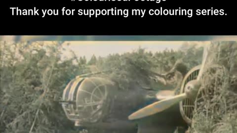 Bomber Camouflage Operation #ColourisedHistory