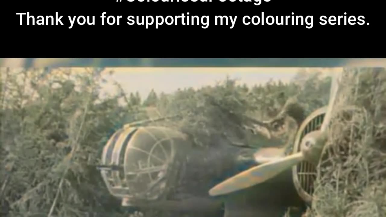 Bomber Camouflage Operation #ColourisedHistory