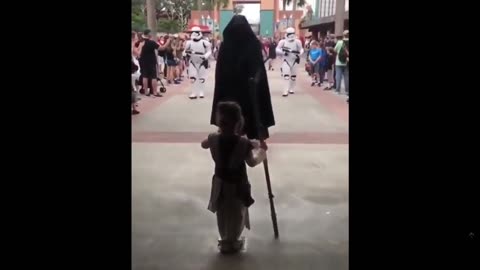 Little girl will be a Star Wars fan for life now. Even the shitty woke films lately