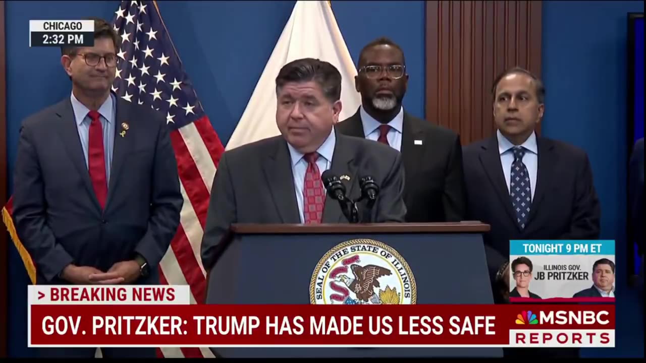 Governor JB Pritzker says that he is "Not Afraid" of President Trump