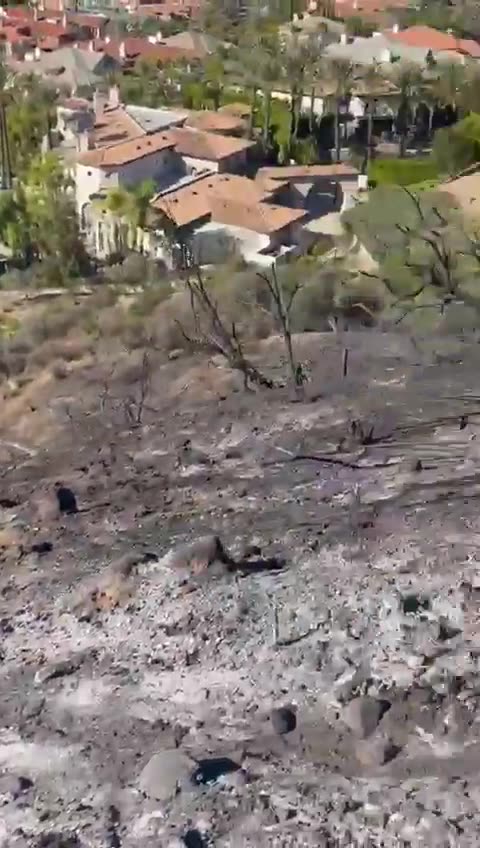 Video shows Lachman fire still smoldering before becoming the Palisades fire in LA
