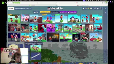 Playing Bloxd.io