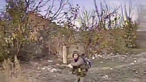 🛡️💥 Ukraine Russia War | Russian Soldier Battles Ukrainian Drone with Sticks and Stones | RCF