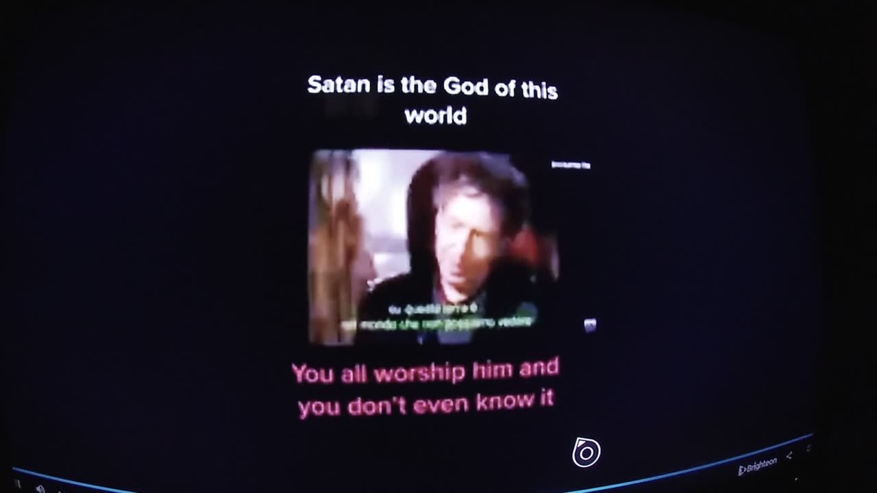 satan is the god of this world jesus is up the devil is down pick one the end is near