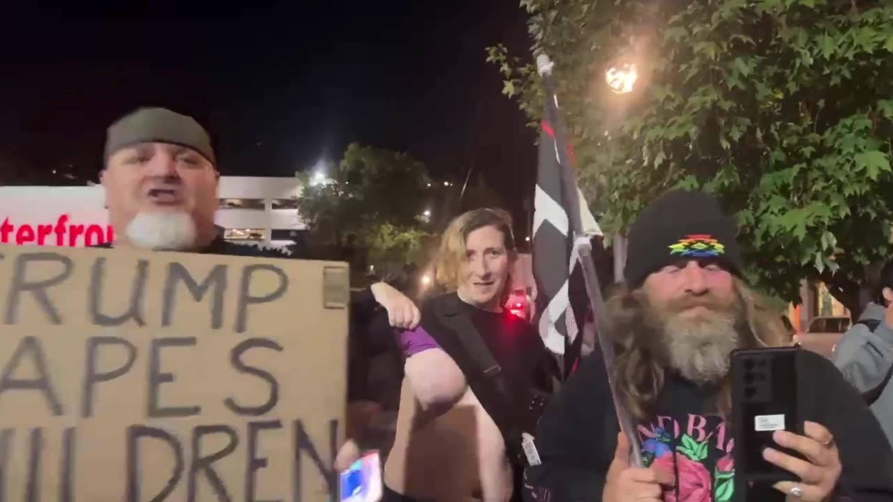 Antifa Spergs in Portland Can’t Handle Agitation