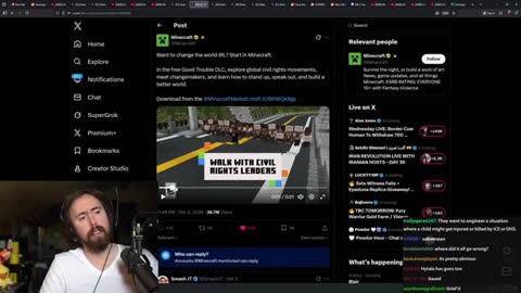 Asmongold What the f*ck is happening in Minecraft??