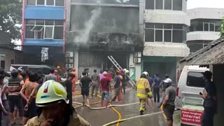 Deadly fire breaks out at multi-story building in Indonesia's Jakarta