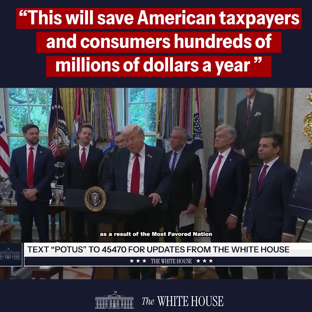 President Trump Announces Pfizer $70 Billion Deal to Lower Prescription Drug Costs