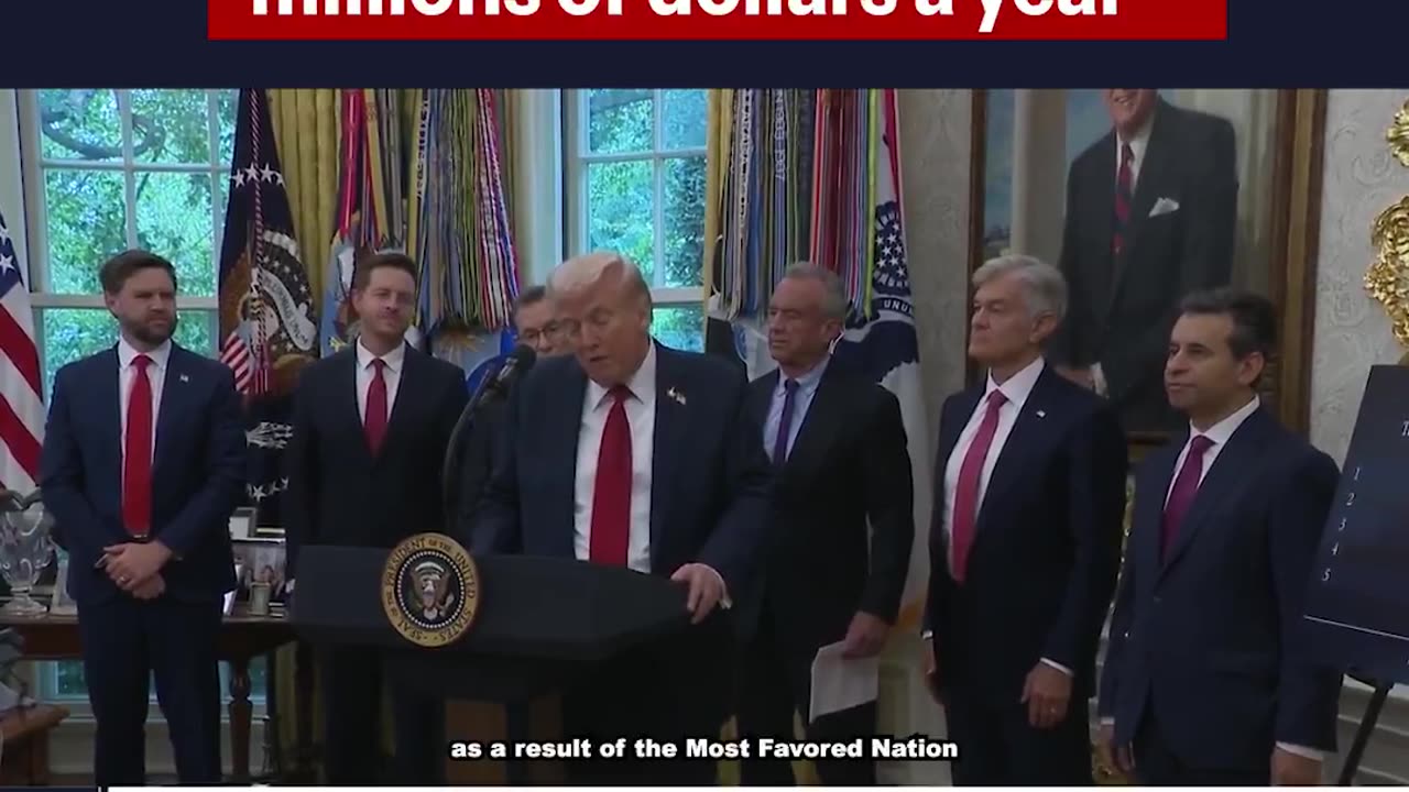 President Trump Announces Pfizer $70 Billion Deal to Lower Prescription Drug Costs