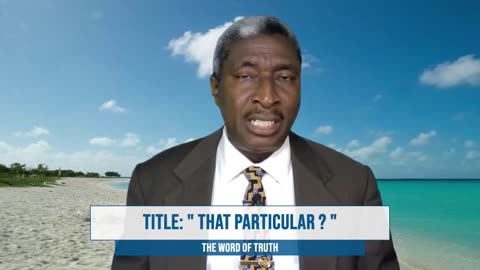 Title: " That Particular ? "