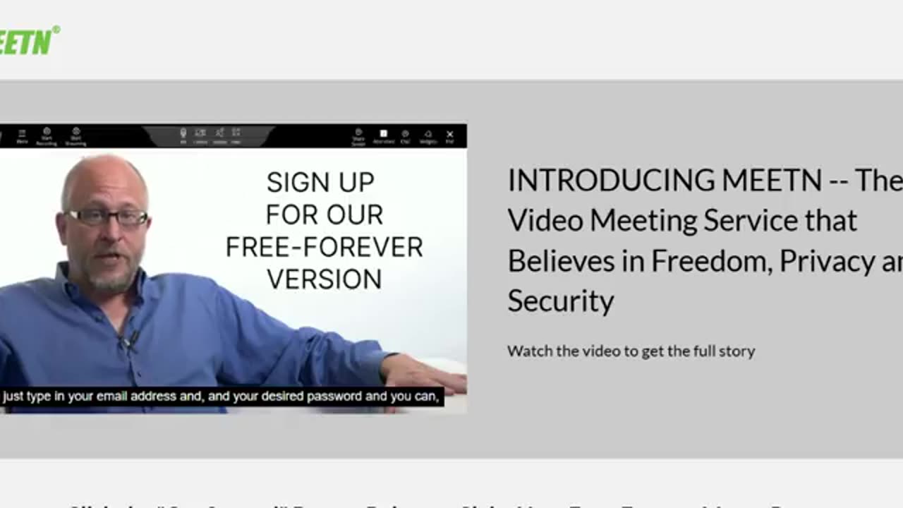 INTRODUCING MEETN -- The Video Meeting Service that Believes in Freedom, Privacy and Security