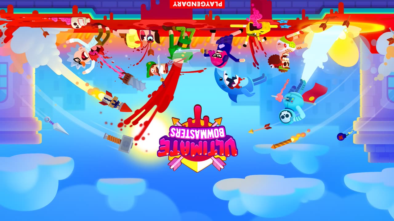 ultimate bowmasters by playgendary (sorry for upside down)