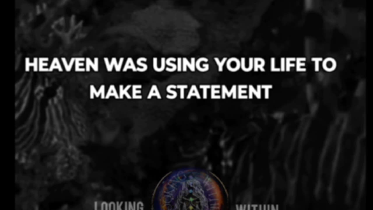 You were chosen. Your path planned