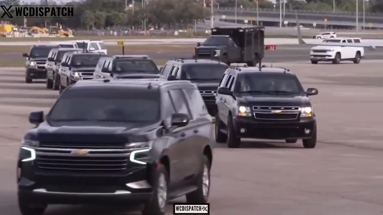 Trump's Unique Motorcade from FL to DC: Anti-Drone Tech Spotted