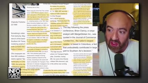 INFOWARS Epstein Ran Secret Global CIA Air Force- New Documents Prove!