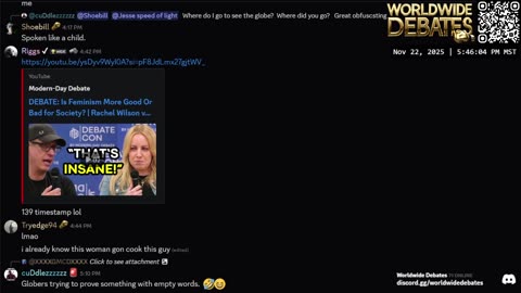 0183 WIDESTREAM - Worldwide Debates - YouTube/Twitch/Rumble