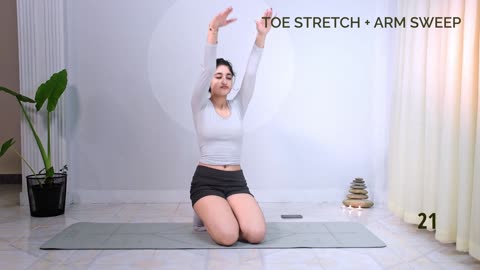 4-Minute Morning Yoga – Wake Up & Feel Good (No Talking)