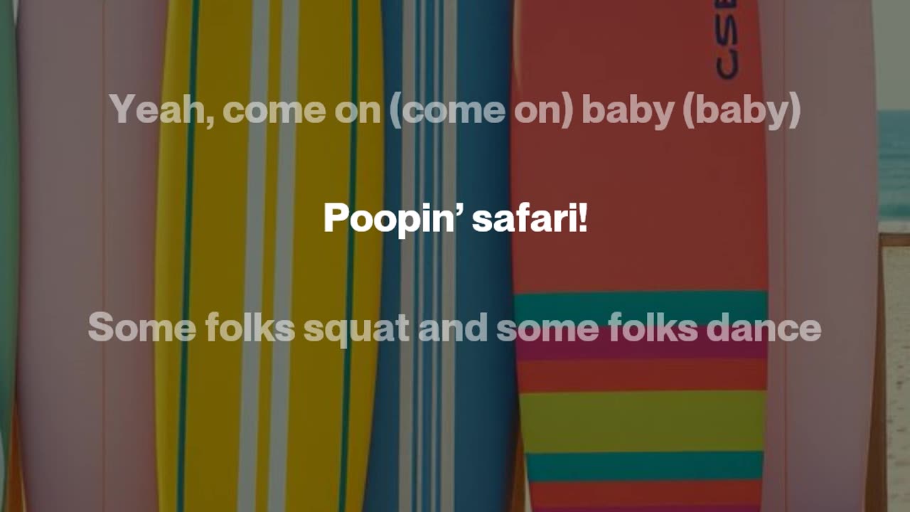 Poopin’ Safari!