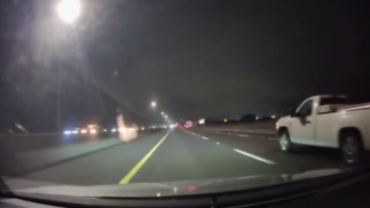 Semi-Truck Loses Control