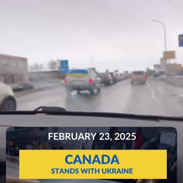 Brainwashed Canadians Convoy for Ukraine