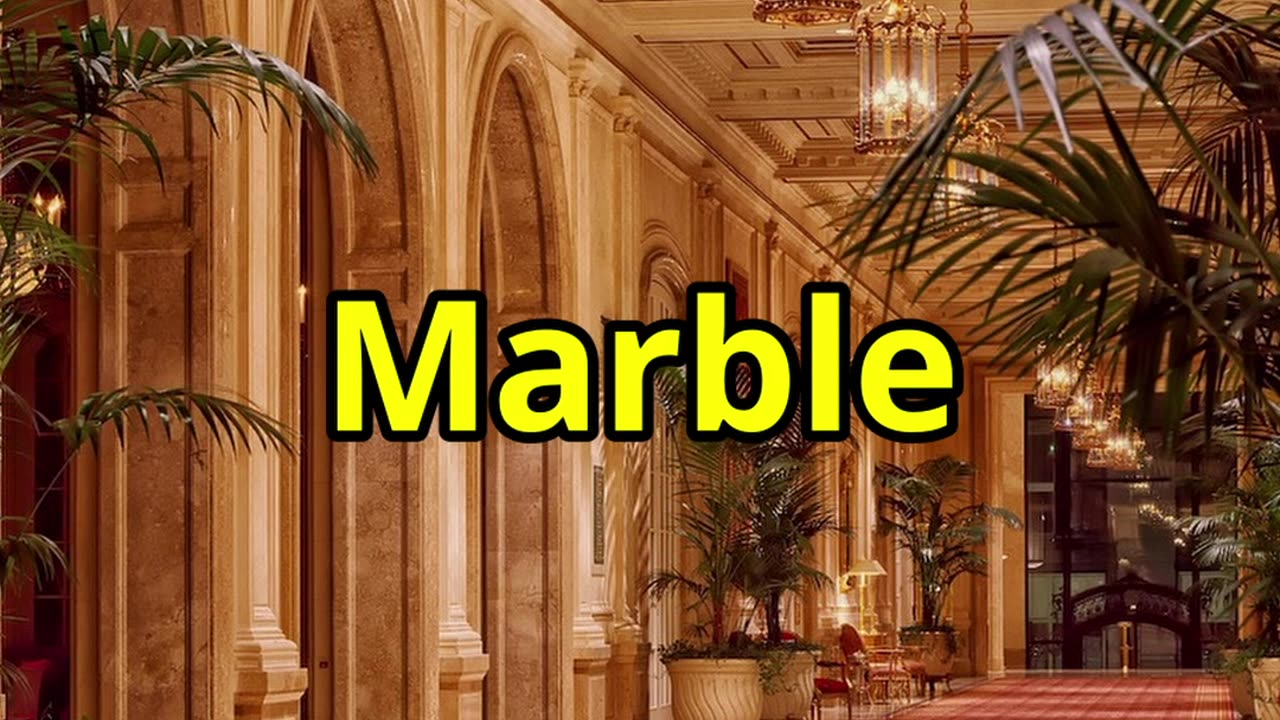 Aprende a decir mármol en inglés #vocabulary