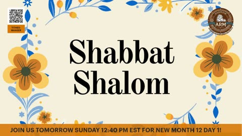 Shabbat Chodesh 11 Yom 30 Roman 2-15-24