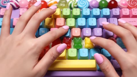 Oddly Satisfying Typing AI ASMR Keyboards | Relaxing & Weird Aesthetic Sounds