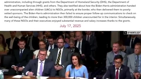 Taxpayer funded NGOs and the Biden-Harris administration not only facilitated a MASSIVE child...
