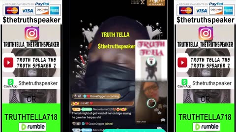 TRUTH TELLA SHUTS DOWN THE BEAVER MOUTH BUCKEDTOOTH METHY CALLER & HIS RETARDED CHAT