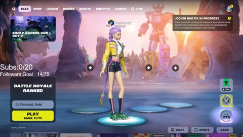 Kpop Demon Hunters In Fortnite🔵 | ❤ 100 Followers Goal❤