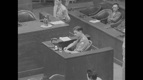 WAR CRIMES TRIALS, TOKYO, JAPAN - WAR CRIMES TRIALS, TOKYO, JAPAN - 111-adc-6193