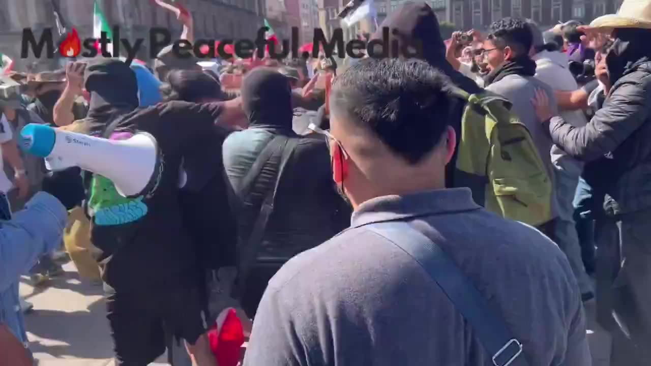 The National Palace in Mexico City has been overrun…