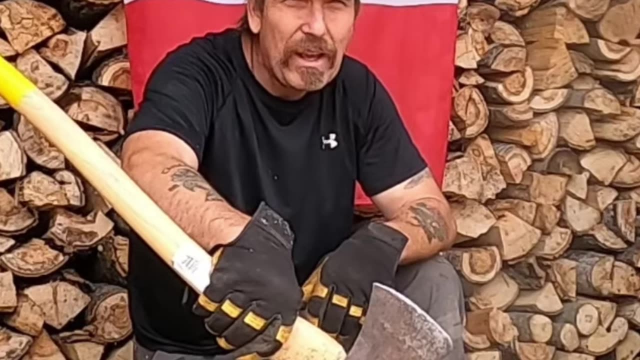 Wood Stacking_ Independence, Staying in Shape, and Why You Need It! #livingoffgrid