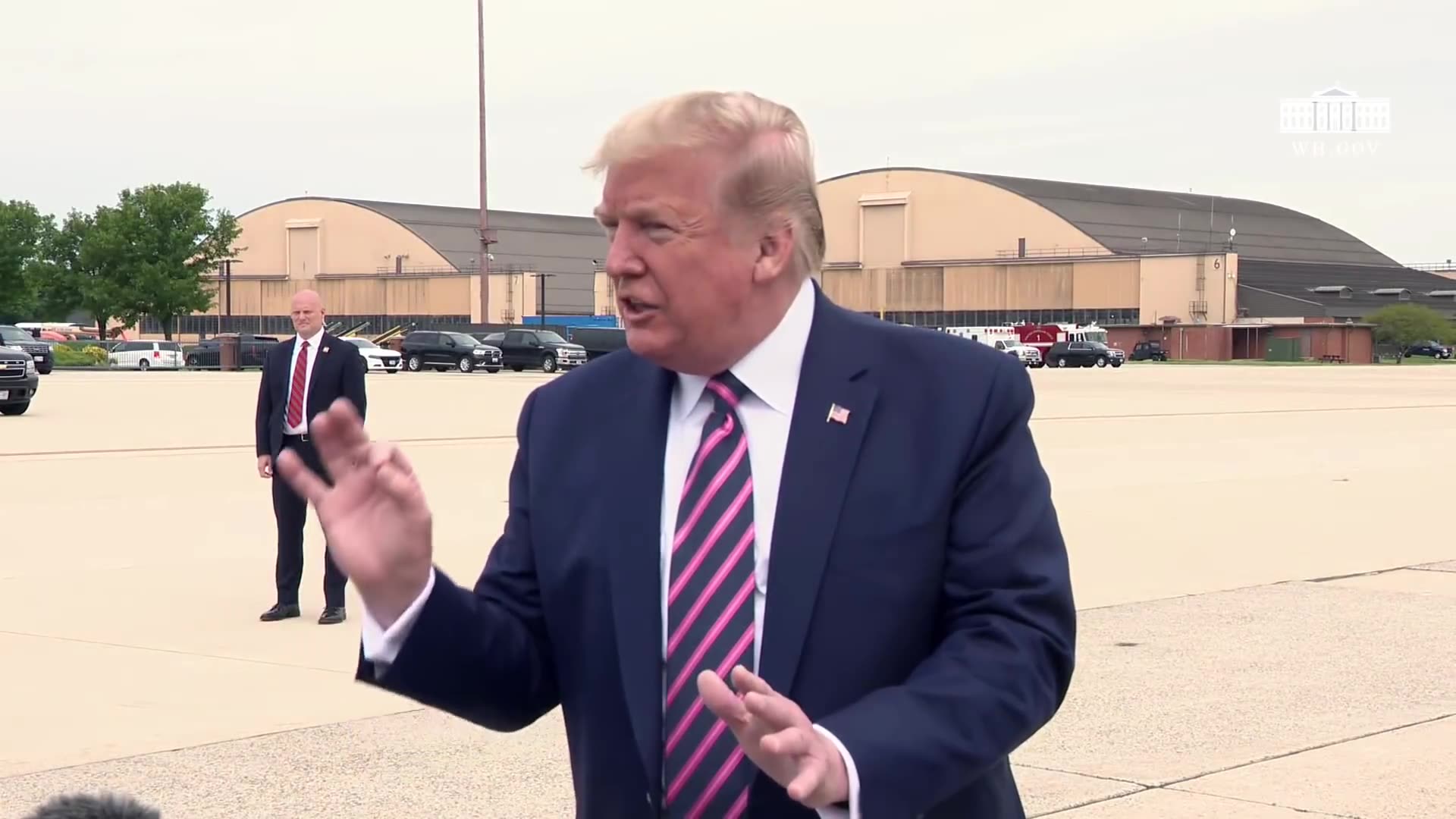 Archive ✅ 5-5-20 President Trump Delivers Remarks Upon Departure from Joint Base Andrews