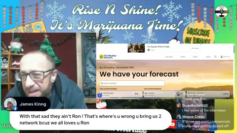 Rise ‘N Shine! It's Marijuana Time! Wake ‘N Bake Show Ep 399 December 18, 2025