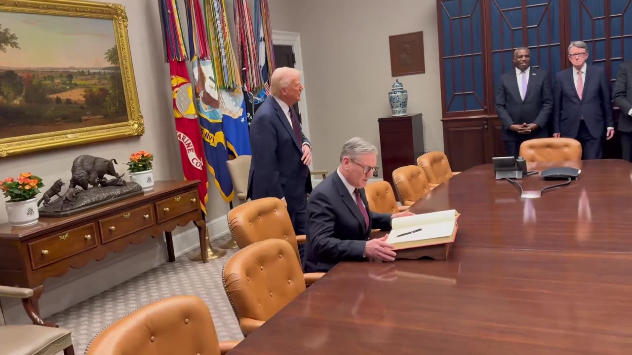 🚨🔥President Trump welcomes UK Prime Minister Keir Starmer to the West Wing🇺🇸🇬🇧