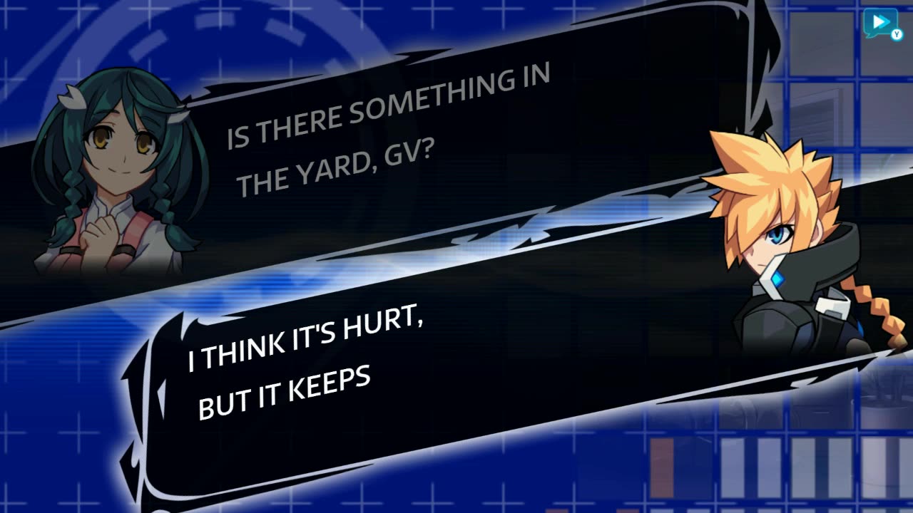 All the Talk Events in Azure Striker Gunvolt 2 (Gunvolt side)
