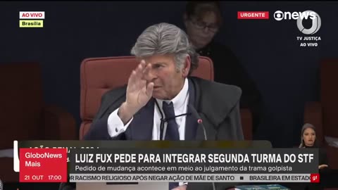 Luiz Fux pede para deixar a Primeira Turma do STF