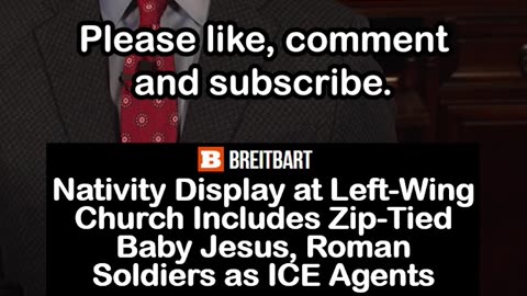 Nativity Display at Church Includes Zip-Tied Baby Jesus, Roman Soldiers as ICE Agents