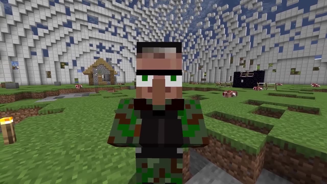 Minecraft: Rainbow Tsunami DESTROYS the Doomsday Bunker!