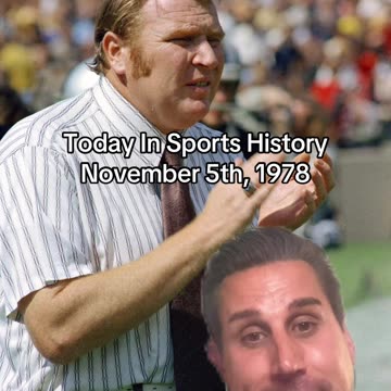 THE HISTORIC SPORTS MOMENT OF NOVEMBER 5th, 1976