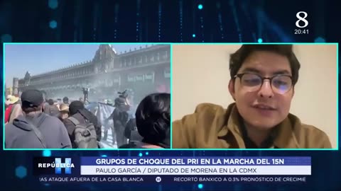 ¡Violencia fabricada! Morena acusa al PRI de planear disturbios durante protesta de la generación Z